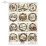 ITD COLLECTION DECOUPAGE RICE PAPER A4 - R2666