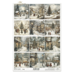 ITD COLLECTION DECOUPAGE RICE PAPER A4 - R2668