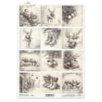 ITD COLLECTION DECOUPAGE RICE PAPER A4 - R2671