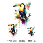 CADENCE TRANSFER DECORATION 25X35CM - BRET-04
