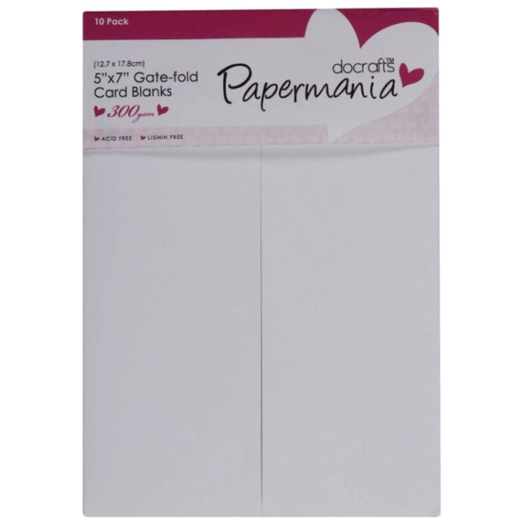 150403 DOCRAFTS ENVELOPE AND CARDS WITH DOUBLE OPENING 12.7/17.8CM 10 PCS. - Image 1