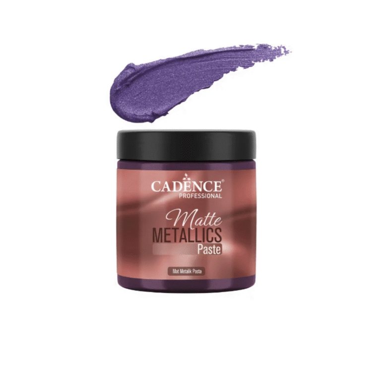 527005 CADENCE MATTE METALLIC PASTE 250 ML. - ANTIQUE PURPLE MMP-05 - Image 1