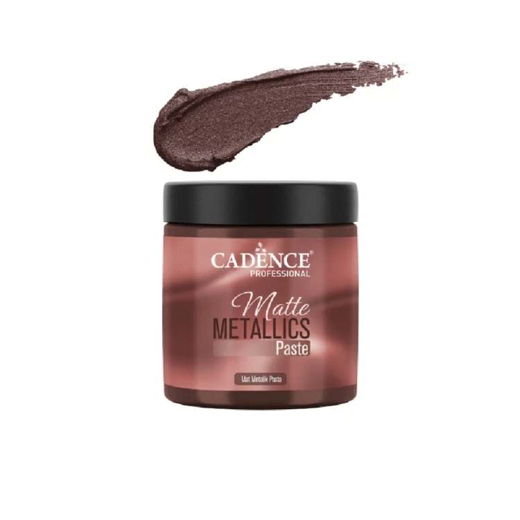 5270100 CADENCE MATTE METALLIC PASTE 250 ML. - CHESTNUT MMP-10 - Image 1