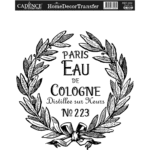 CADENCE TRANSFER FOR HOME DECORATION 25X35CM. - HDT-039