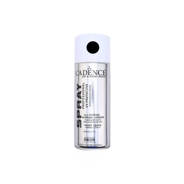 764356 CADENCE ACRYLIC PAINT SPRAY 400 ML - BLACK 326 GLOSS - Image 1