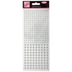 DOCRAFTS DECORATION STICKERS DOTS SILVER - ANT 8181040