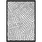 STAMPERIA ART STORIES FISHING NET TEMPLATE 29.7X42CM KSTDA3009