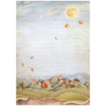 STAMPERIA WHISPERING WOODS DECOUPAGE PAPER A4 - DFSA41058