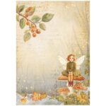 STAMPERIA WHISPERING WOODS DECOUPAGE PAPER A4 - DFSA41059