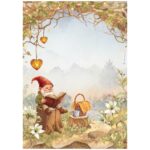 STAMPERIA WHISPERING WOODS DECOUPAGE PAPER A4 - DFSA41060