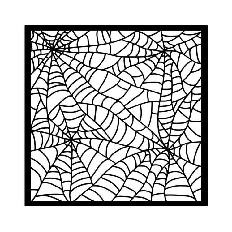 STAMPERIA WHISPERING WOODS TEMPLATE 18 X 18 CM - KSTDQ127 - Image 1