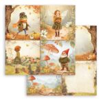 STAMPERIA WHISPERING WOODS CARDBOARD 30.5/30.5CM - SBB1096