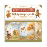 STAMPERIA WHISPERING WOODS BLOCK PAPER 20.3/20.3CM-SBBS131