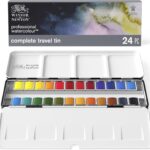 W&N WATERCOLOR PAINT PROFESSIONAL TRAVEL TIN 24 CV