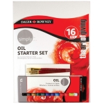 DALER ROWNEY OIL PAINTS SET 12 CV X 12 ML WITH CANVAS