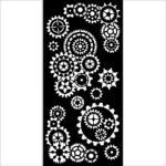 STAMPERIA GEAR UP FOR CHRISTMAS TEMPLATE 12 X 25 CM - KSTDL140
