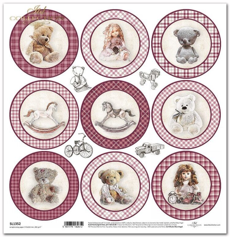 501352 ITD COLLECTION DESIGNER CARDBOARD 31/32 - SL1352 - Image 1