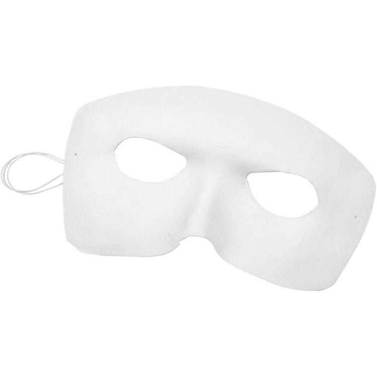 592430_1 CREATIV PLASTIC FACE MASK W:17CM, H:12 - Image 1