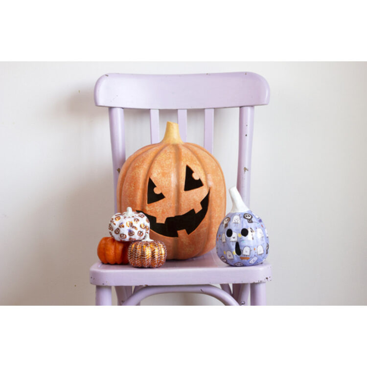 DECOPATCH LARGE PAPIER-MÂCHÉ PUMPKIN - LA028C - Image 2