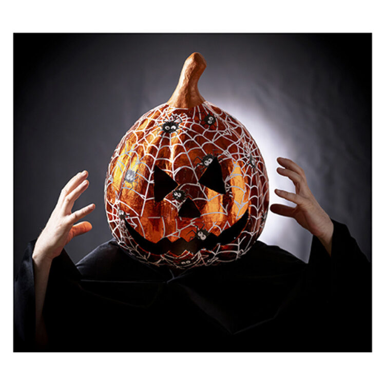 DECOPATCH PUMPKIN PAPIER-MÂCHÉ HELMET - AC917C - Image 2