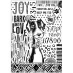 STAMPERIA FURRY FRIENDS DECOUPAGE PAPER A4 - DFSA41070