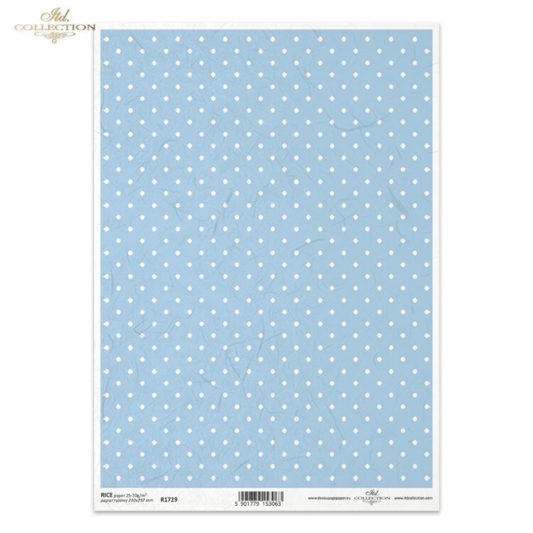 R1729 ITD COLLECTION DECOUPAGE RICE PAPER A4 - R1729 - Image 1