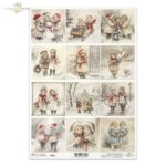 ITD COLLECTION DECOUPAGE RICE PAPER A4 - R2683