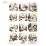 ITD COLLECTION DECOUPAGE RICE PAPER A4 - R2686