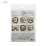 ITD COLLECTION MINI RICE PAPER K-CT 6PCS 14.8X14.8CM - RSM186 - Image 2