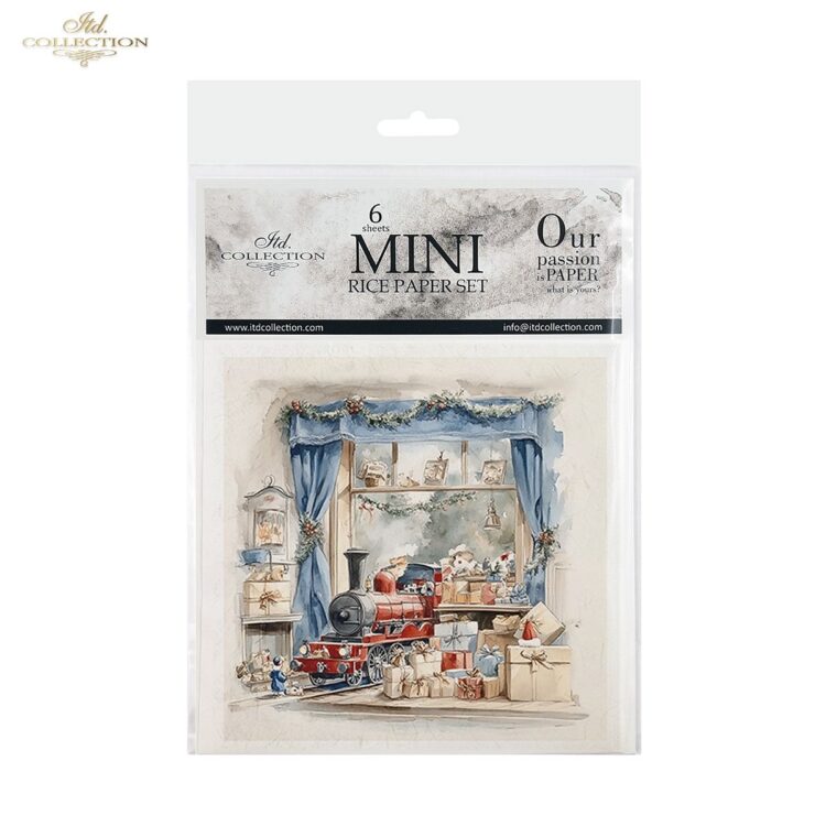 RSM192 ITD COLLECTION MINI RICE PAPER K-CT 6PCS 14.8X14.8CM - RSM192 - Image 1