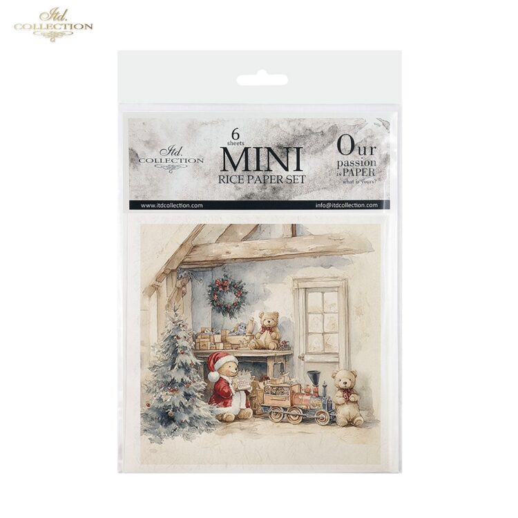 RSM193 ITD COLLECTION MINI RICE PAPER K-CT 6PCS 14.8X14.8CM - RSM193 - Image 1