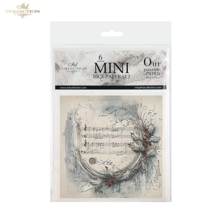 RSM194 ITD COLLECTION MINI RICE PAPER K-CT 6PCS 14.8X14.8CM - RSM194 - Image 1