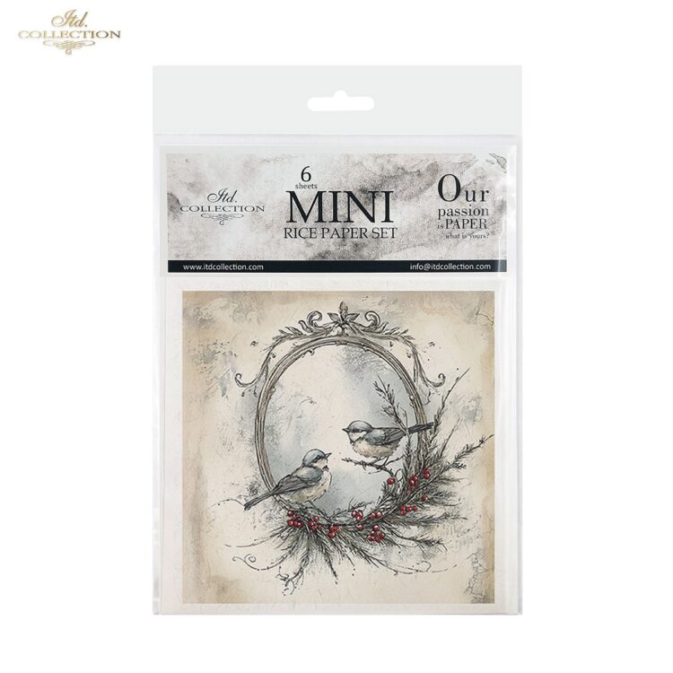 RSM195 ITD COLLECTION MINI RICE PAPER K-CT 6PCS 14.8X14.8CM - RSM195 - Image 1