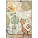STAMPERIA FURRY FRIENDS DECOUPAGE PAPER A4 - DFSA41066