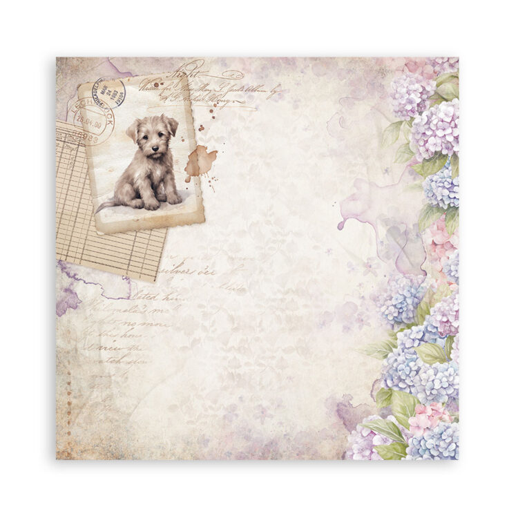 STAMPERIA QUIET DAYS BLOCK PAPER 20.3/20.3 CM - SBBS134 - Image 4