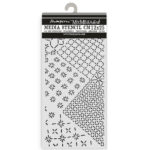 STAMPERIA QUIET DAYS TEMPLATE 12 X 25 CM - KSTDL135