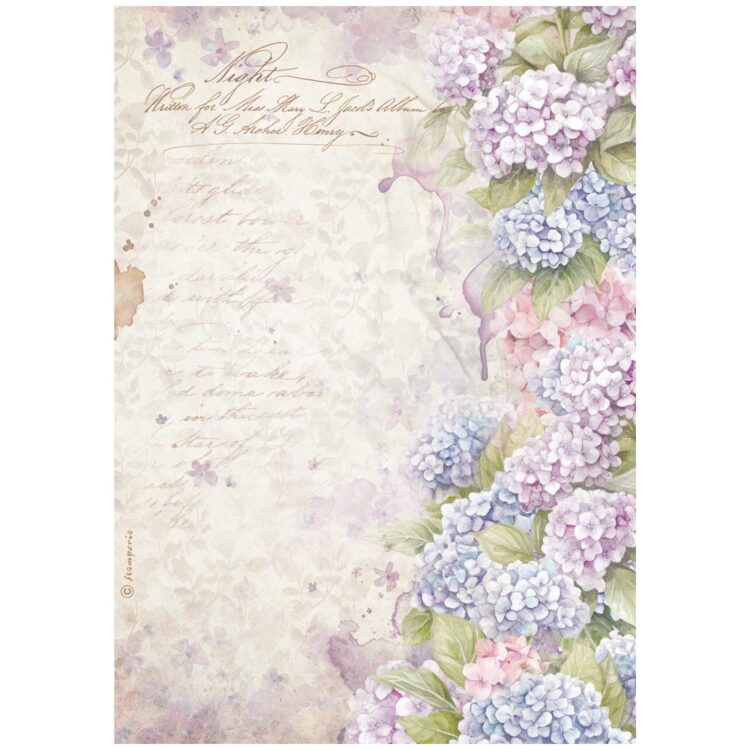 410760 STAMPERIA QUIET DAYS DECOUPAGE RICE PAPER A4 - DFSA41076 - Image 1