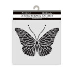 STAMPERIA QUIET DAYS TEMPLATE 12 X 12 CM - KSTDS-65