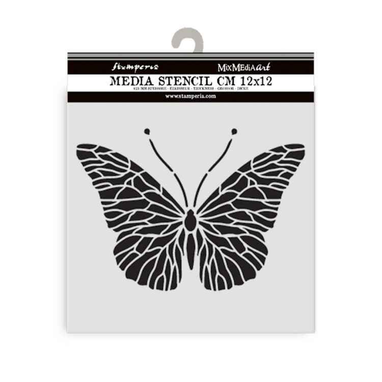 650017_1 STAMPERIA QUIET DAYS TEMPLATE 12 X 12 CM - KSTDS-65 - Image 1
