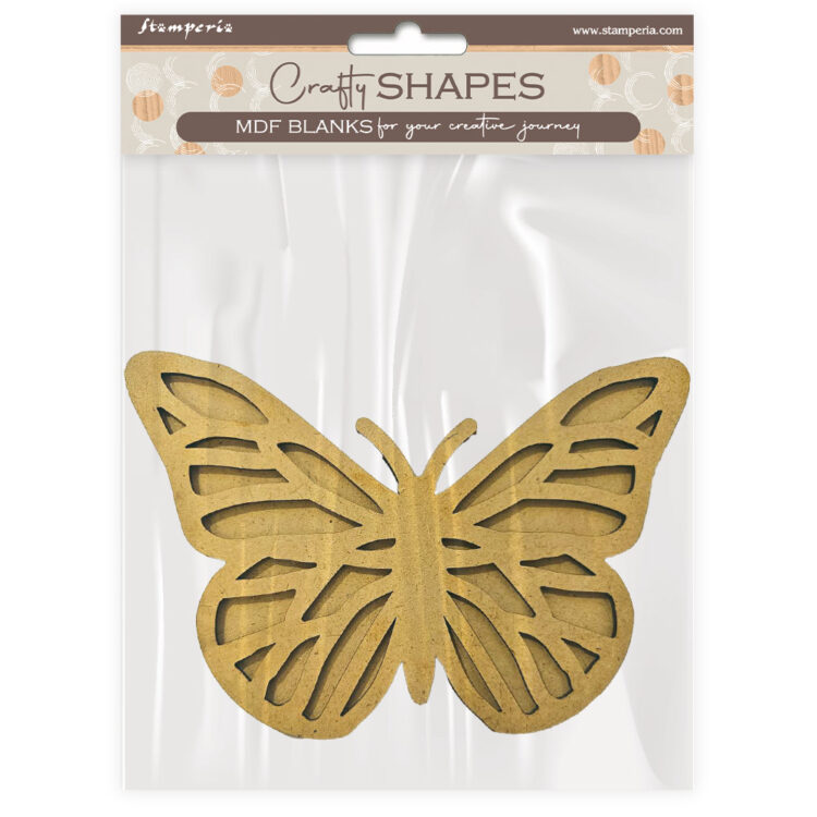 730005 STAMPERIA QUIET DAYS MDF BUTTERFLY ELEMENTS - KLSM73 - Image 1