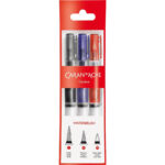 CARAN D'ACHE BRUSHES WITH TANK SET 3 PCS.