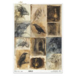 ITD COLLECTION DECOUPAGE RICE PAPER A3 - R1554L