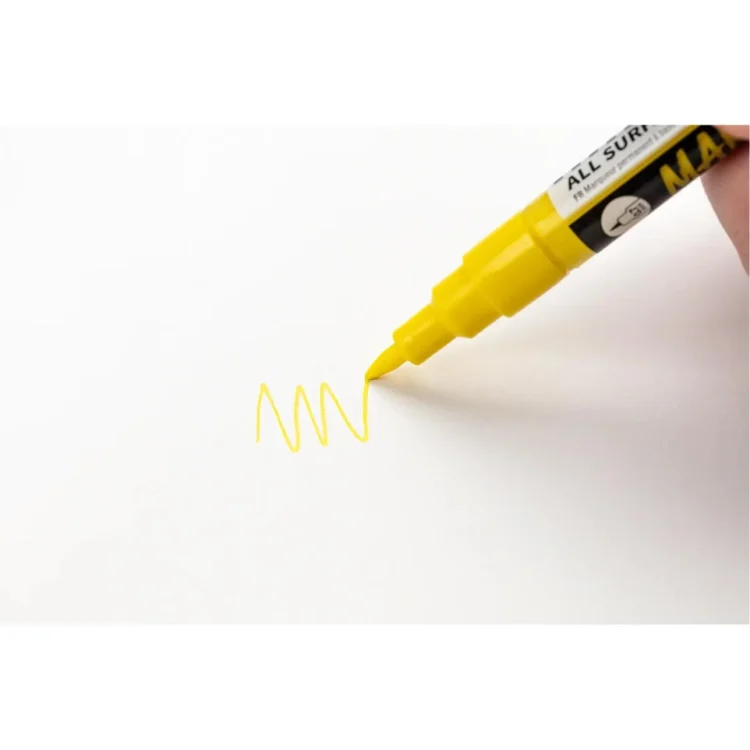 MARBEL ACRYLIC MARKER 0.7 MM - SUNSHINE YELLOW 720 - Image 3