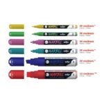 MARBEL ACRYLIC MARKER 12 MM - SILVER 080 - Image 2