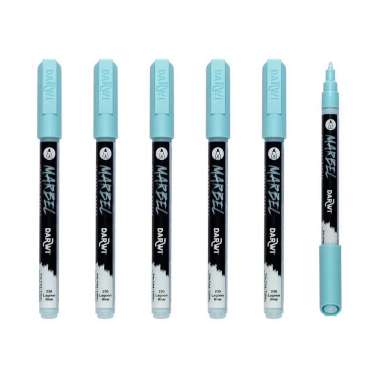 MARBEL ACRYLIC MARKER 2 MM - LAGOON BLUE 230 - Image 3