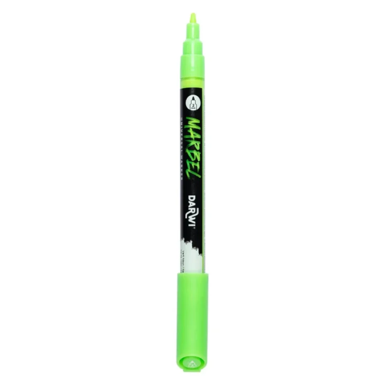 MARBEL ACRYLIC MARKER 2 MM - NEON GREEN 618 - Image 2