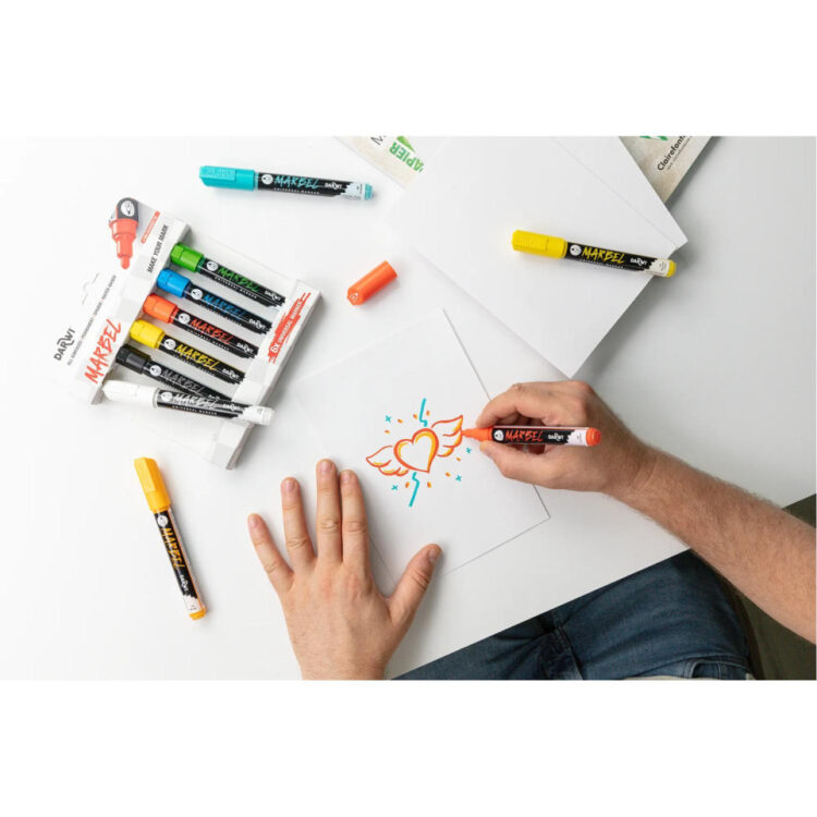 MARBEL ACRYLIC MARKER 0.7 MM - MEADOW GREEN 611 - Image 7
