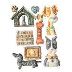 STAMPERIA FURRY FRIENDS SILICONE MOLD KACMA590