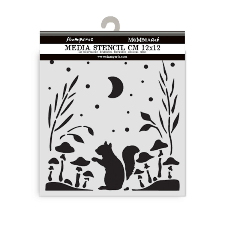 STAMPERIA HERBARIUM TEMPLATE 12 X 12 CM - KSTDS - 66 - Image 2