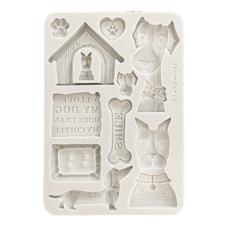 STAMPERIA FURRY FRIENDS SILICONE MOLD KACMA590 - Image 2